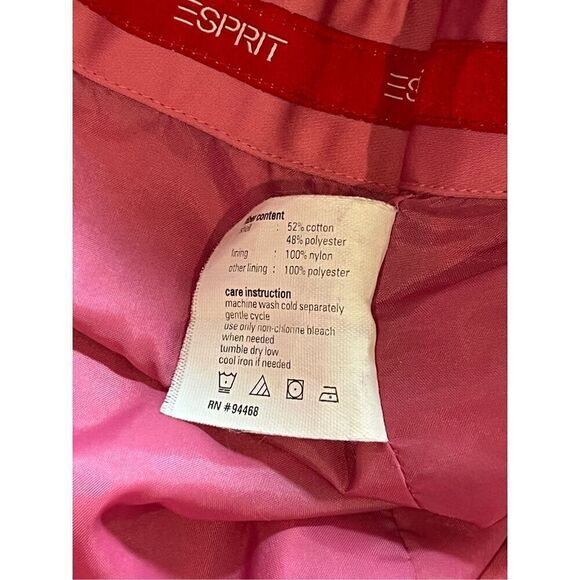 Esprit 3/4 length pink trench coat - L - Picture 8 of 8